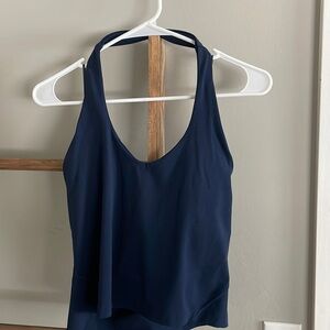 lululemon athletica Navy Blue Halter Top